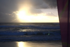 Sunrise Brunswick beach
