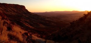 150526 Sunset over West Macdonnell ranges
